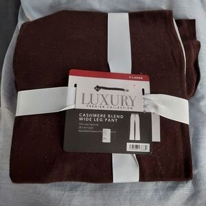 NWT Member's Mark Women's Cashmere Blend Wide Leg Pants